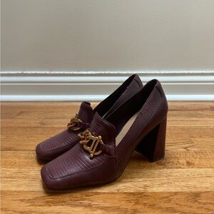 Cherry wine red heels by Gibson Latimer